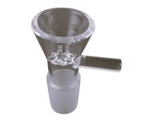 Glass Bowls for Bongs, 18.8mm Male Socket (Medium with Handle)