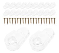 Glass Bracket Clips for Cabinet Doors Cabinets Retainer Curio Holders Panel Mounting Flush for Glass