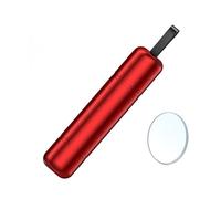 Glass breaker set, stainless steel, emergency hammer & belt cutter for car windows on land and under water, suitable for all vehicles (Red-1pcs)