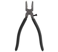 Glass Breaking Plier with Screw Adjustable Ergonomic Design, CR - V Ceramic Cutting Tool, Flat Nozzle Plier for Glass and Ceramic Handling, Includes Protective Covers