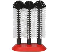 Glass Brush w/ Suction Cup 3x25cm Bristles