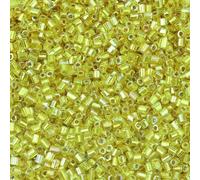 Glass Bugle Tube Beads, Spacer,1000/5000pcs 2mm AB Color Short Seed for Jewelry Making Loose DIY Bracelet Necklace(Yellow,2mm 5000pcs Bagged)