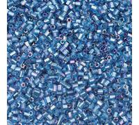 Glass Bugle Tube Beads, Spacer,1000/5000pcs 2mm AB Color Short Seed for Jewelry Making Loose DIY Bracelet Necklace(Sky Blue,2mm 5000pcs Bagged)