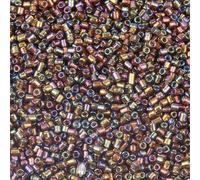 Glass Bugle Tube Beads, Spacer,1000/5000pcs 2mm AB Color Short Seed for Jewelry Making Loose DIY Bracelet Necklace(Brown,2mm 5000pcs Bagged)