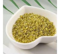 Glass Bugle Tube Beads, Spacer,1000pcs/Pack 1.5mm Silver DIY Seed Transparent 15/0 Seedbeads for Craft Jewelry Garment Accessories(Light Yellow)