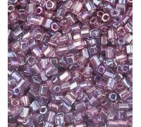Glass Bugle Tube Beads, Spacer,1100-5000pcs 2mm AB Color Shape Bead Seed for Jewelry Making Loose DIY Bracelet Necklace(Light Purple,2mm 5000pcs Bagged)
