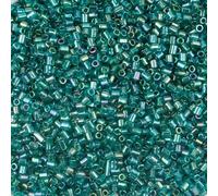 Glass Bugle Tube Beads, Spacer,1100-5000pcs 2mm AB Color Shape Bead Seed for Jewelry Making Loose DIY Bracelet Necklace(Lake Green,2mm 5000pcs Bagged)