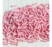 Glass Bugle Tube Beads, Spacer,260 Solid Color 2x6mm Twisted Spiral Seed DIY Bracelet Jewelry Dress Making Clothing Accessories(TW09)