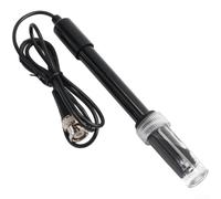 Glass Bulb pH Probe for Aquarium Lab Testing 0.75m(Black 1.15 m)