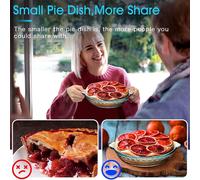 Pyrex Transparent Oven Safe Scratch Square Resistant Glass Roasting Tray Cooking