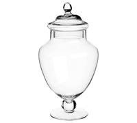 Glass candy jar for a sweet or confectionery bar