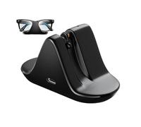 glass charging stand - Dock Station, Indicator Display | Compact Efficient Charger with LED for Adult Business Commute on Holiday Desk Organizer Travel Gadget Accessory Friends Lovers