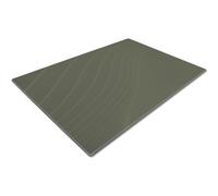 Glass Chopping Board 50 x 40 | Kitchen Worktop Protector | Multifunctional Cutting Board | Work Top Savers | Kitchen Accessories | Extra Large | Olive Green