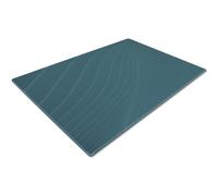 Glass Chopping Board 50 x 40 | Kitchen Worktop Protector | Multifunctional Cutting Board | Work Top Savers | Kitchen Accessories | Extra Large | Teal