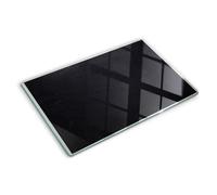Glass Chopping Board 80x52 cm Rectangular Glass Easy to Clean Food Contact Bacteria-Resistant Printed Smooth Surface Stain and Heat Resistance Non-Slip Feet Polished Edges - Bulletin Board