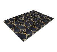 Glass Chopping Board | Kitchen Worktop Protector | Multifunctional Cutting Board | Work Top Savers | Kitchen Accessories | Extra Large | Gold Black Prints