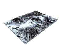 Glass Chopping Board | Kitchen Worktop Protector | Multifunctional Cutting Board | Work Top Savers | Kitchen Accessories | Extra Large | White Grey Black Design