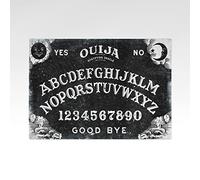 Glass Chopping Board - Ouija Board Black - Textured Glass Cutting Kitchen