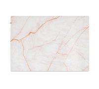 Glass Chopping Board Worktop Saver Kitchen Surface Heat Protector Orange White Pink Marble