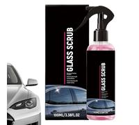 Glass Cleaner | 100ml Invisible Powerful Cleaning Liquid - Glass Cleaning Spray - for Auto Automobiles Automotive Mirror Bathroom Home House Outdoor Indoor Family