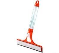 Glass Cleaner Spray Bottle, For Squeegee With Sprayer And Sponge Wiper For Streak For Shower Screen Cleaning Tool, Bathroom For Scraper And Mirror Wiper(Orange)