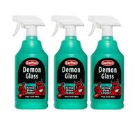 Glass Cleaner Streak Free Interior Exterior Carplan Demon Anti Mist Spray 1L X3