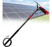 Glass Cleaning Brush Household Water Supply Telescopic Pole Kit Solar Panel Rotating Brush Solar Photovoltaic Panels，24FT Water Fed Pole Kit for Solar Panel and Window Cleaning Includes Brus