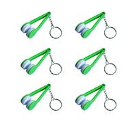 Glass Cleaning Clip, Sunglass Cleaning Tool - Small Fingerprint Eraser 6 Pieces Spectacles Cleaner with Key Ring - PORTABLE ACCESSORIES ACCESSORIES Soft Cleaners