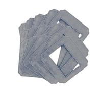 Glass Cleaning Mop Pads,Compatible for ABIR,W140 Vacuum Cleaner Robot,24x24cm Washable Clothes Rags for Washing Windows High Absorbency(18pcs)