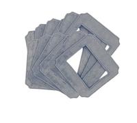 Glass Cleaning Mop Pads,Compatible for ABIR,W140 Vacuum Cleaner Robot,24x24cm Washable Clothes Rags for Washing Windows High Absorbency(12PCS)
