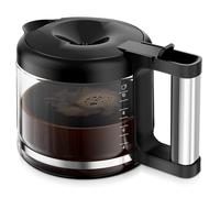 Glass Coffee Carafe Compatible with Delonghi Espresso Machine, 10-Cup Coffee Pot Replacement with Detachable Lid - AS00000675