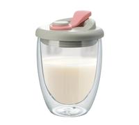 Glass Coffee Mug: Heat Resistant Transparent Mug With Handle For Cold And Hot Drinks | Use Dee Elegant Transparent Glassware For Coffee, Tea, Latte Or Cafe For The Hog