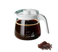 Glass Coffee Mug in Coffee Pot Shape - Glass Coffee Mug, Coffee Pot Style - Heatproof 1700ml Capacity -for Hot Teas C 1700ML