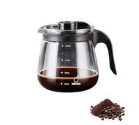 Glass Coffee Mug Pot Shape - Heatproof Large Capacity for Hot Beverages
