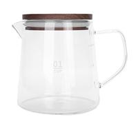 Glass Coffee Server, Coffee Pot Pour Over Carafe Coffee Glass Carafe Glass Kettle Coffee Beaker Coffee Glass Pot for Home Kitchen(300ML)