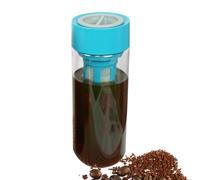 Glass Cold Brew Coffee Maker - Iced Coffee Maker, Heat-Proof Removable Cold Brew Pitcher | Large Cold Brew Coffee Maker with Mesh Filter, Heat-Proof Coffee Cold Brew Pot for Hot Tea Iced Tea