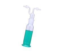 Glass Construction Filter Bottle with Double Bulb Temperature Resistant for Chemistry Experiments and Laboratory Pollutant Removal Bottle