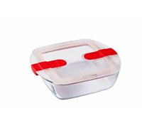 Pyrex Cook and Heat Square Dish with Lid 1Ltr - FC364