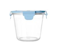 Glass Containers With Lids,Soup Containers,Multi-Purpose Glass Food Container for Soup, Lunch, Salad & Leftovers - Safe for Frezzer, Oven & Dishwasher(Sky Blue)