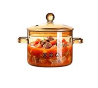 Glass Cooking Pot Transparent Glass Casserole Dish Resistant
