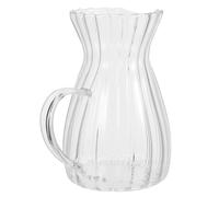 Glass Creamer Pitcher 500ml with Precision Spout for Kitchen Use | Heat Resistant Glass, Microwave Safe, Easy Cleaning, 16.91 Oz Capacity, Home Kitchens and Espresso