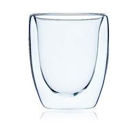 Glass Cup Double Walled Teacup - 6 Cups Pack - Insulated Coffee Mug - 70 ml Each