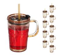 Glass cups Kids Drinking Glasses Kid-friendly tumblers Transparent beverage jars