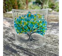 Glass Curve - Seasons Collection - Summer Green (Handmade Decorative Ornament)