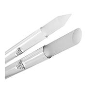 Glass Cuticle Pusher Set of 2 Manicure Nail Care Tools, 2PC Premium Czech Glass Manicure Sticks - Bona Fide Beauty Czech Glass Cuticle Set