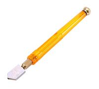 Glass Cutter, Anti-Slip Metal Handle Hard Alloy Glass Cutter DIY Tile Mirror Cutting Knife Craft Tool for 6-12mm
