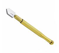 Glass Cutter Diamond Chip Steel Cutter Tile Mirror Cutting Tool Portable Glass Cutter Anti Slip Metal Handle for Glass Cutting