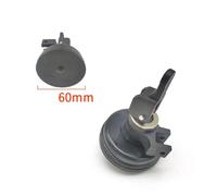 Glass Cutter with Round Handle and Suction Cup, Alloy Steel Body for Precision 360° Cutting, 55mm/60mm Diameter, Compatible with Glass Craft, Kitchen Ventilator, Air Conditioner - 1 Pack