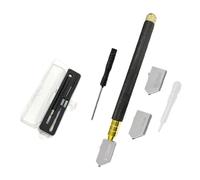 Glass Cutters Glass Cutter Set with Oil, Handheld Black Handle