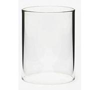 Glass Cylinder without Base Mouth-Blown Borosilicate Glass Grave Light Replacement Cylinder Lantern Opening Bottom Top 12 cm Height 20 cm Custom Made to Measure